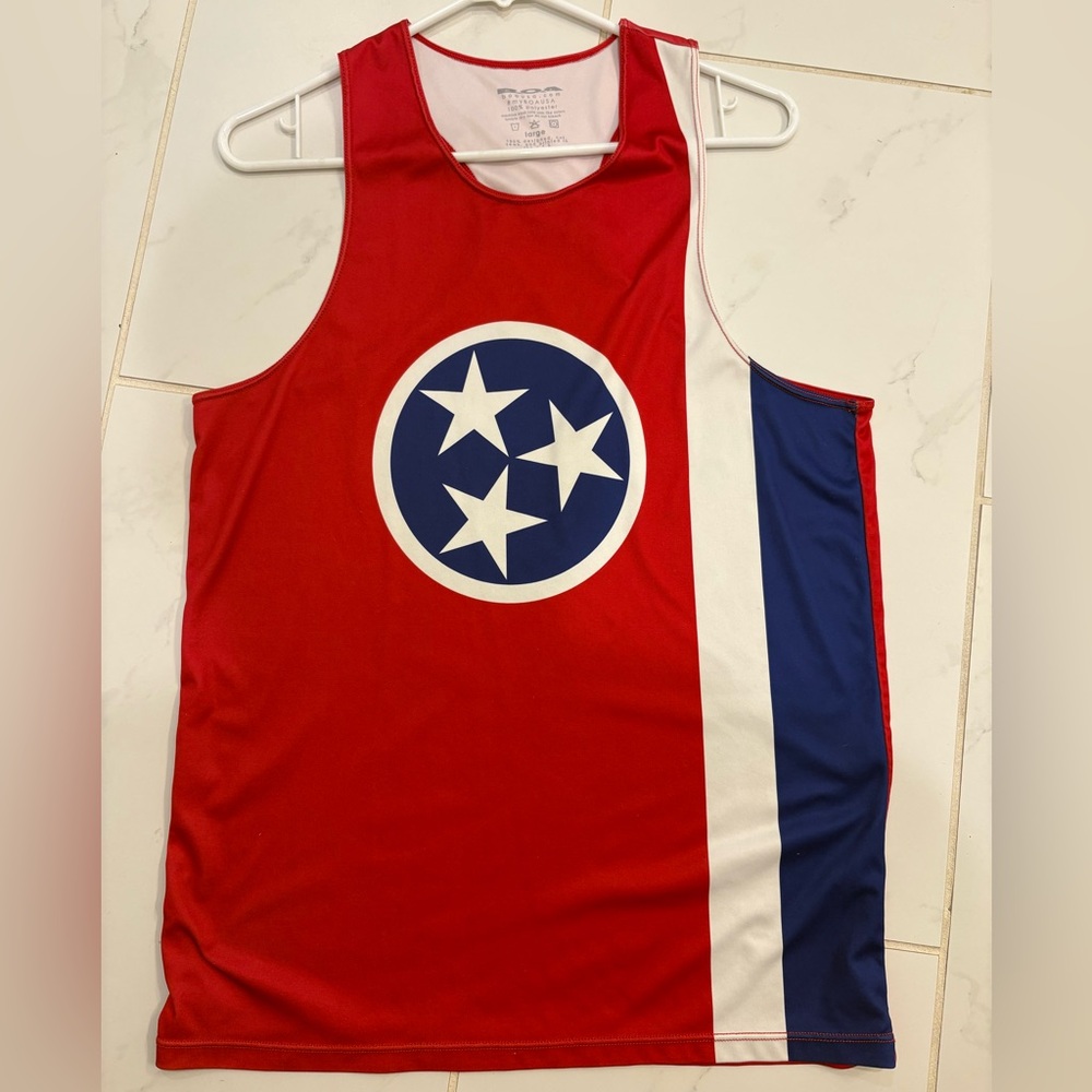 Men’s Trip Star Fleet Feet Racing Singlet Size L